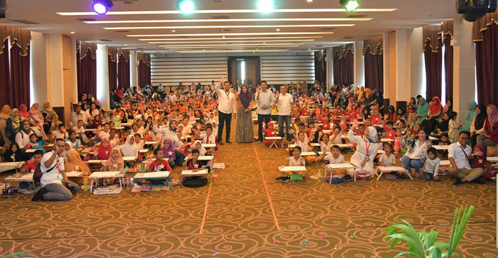  Ratusan Siswa TK-SD di Kota Batam Ramaikan Lomba Mewarnai Bank Riau Kepri